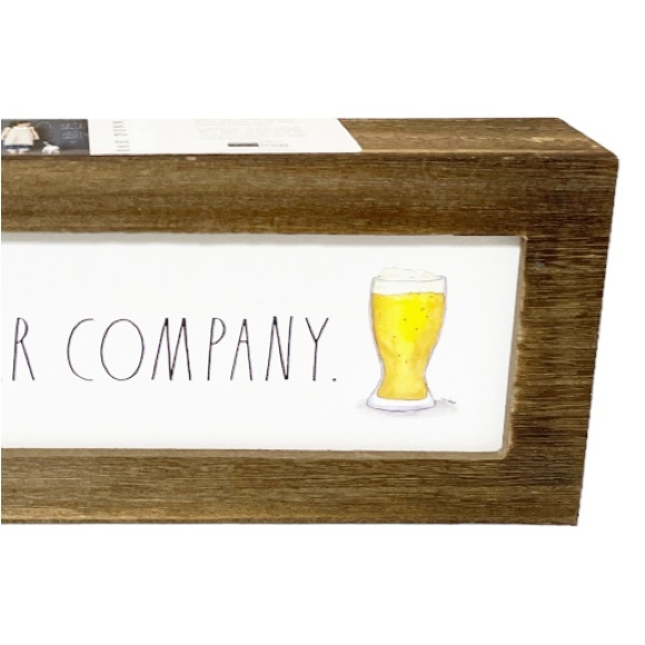 NEW Rae Dunn DAD’S BEER COMPANY 🍺Wooden Sign - Picture 3 of 7